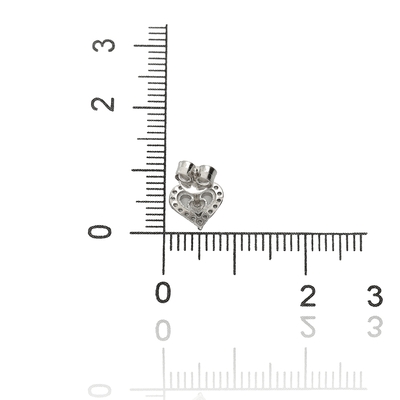 Fehér arany szív fülbevaló (02F107-8-TC_KT)