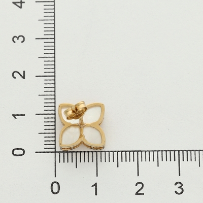 Arany virág fülbevaló (02S107-11)