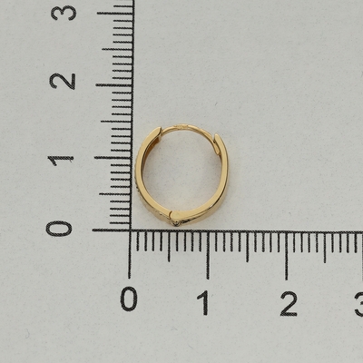 Arany karika fülbevaló (02S114-10-TC_KT)