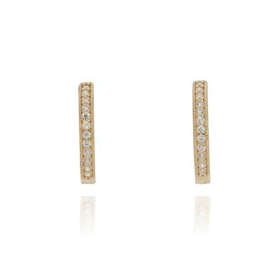 Arany karika fülbevaló (02S114-4-TC_KT)