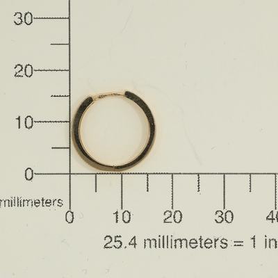 Arany karika fülbevaló (02S114-4-TC_KT)