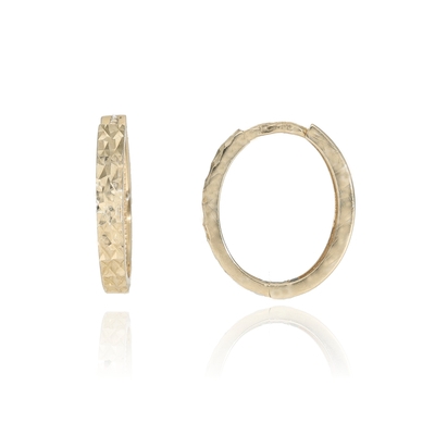 Arany karika fülbevaló (02S114-5-TC_KT)