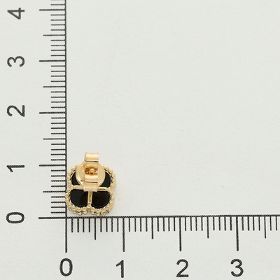 Arany lóhere fülbevaló (02S221-BL-1)