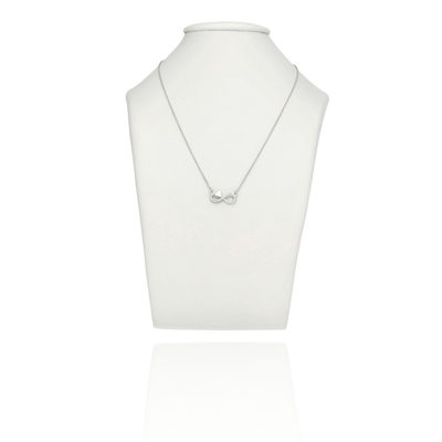 Ezüst végtelen szív nyaklánc 45 cm (04115-47)