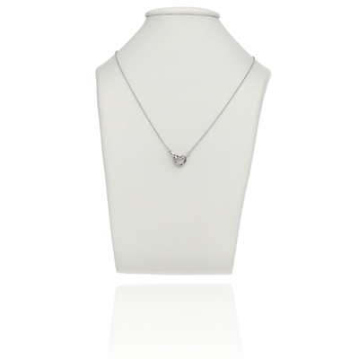 Ezüst szív nyaklánc 45 cm (04115-49)