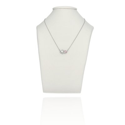 Ezüst szív nyaklánc 45 cm (04115-52)