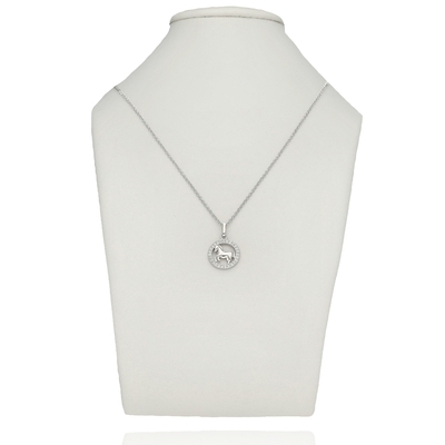 Ezüst ló nyaklánc (04115-56)