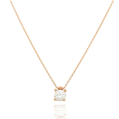 Rosé arany nyaklánc 45 cm (04R115-4-TC_KT)