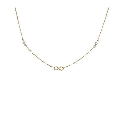 Arany végtelen nyaklánc 45 cm (04S115-10)