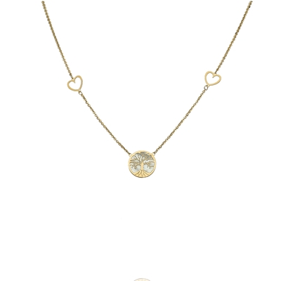 Arany Életfa nyaklánc 45 cm (04S115-9)