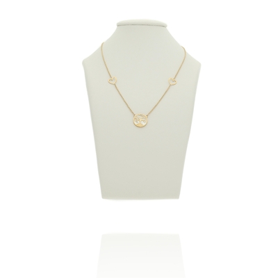 Arany Életfa nyaklánc 45 cm (04S115-9)