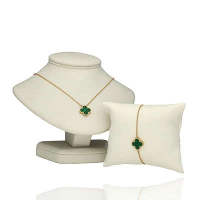 Arany lóhere nyaklánc 42 cm (04S221-ZÖ)