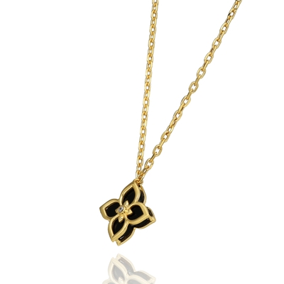 Arany virág nyaklánc 47 cm (04SVIRBL)