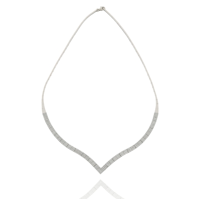 Fehér arany nyakék (05F101-5-TC_KT)