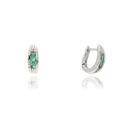 Fehér arany fülbevaló (06-25343-0-30-1)