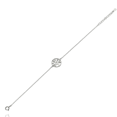 Ezüst Életfa karlánc 20 cm (07118-133)