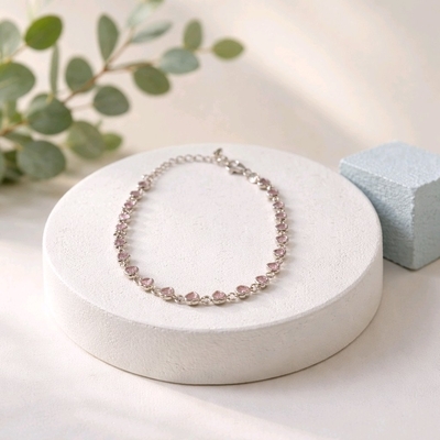 Ezüst szív karlánc 21 cm (07118-191)