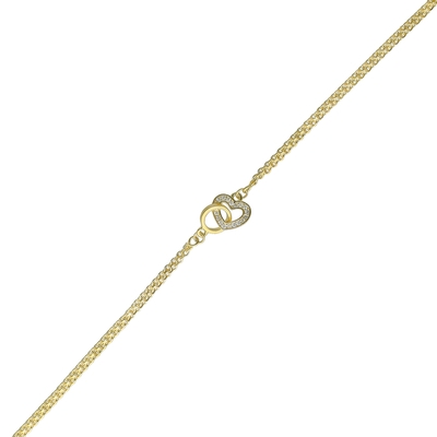 Ezüst szív karlánc 20 cm (07118-195)