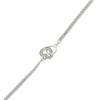 Ezüst szív karlánc 20 cm (07118-196)