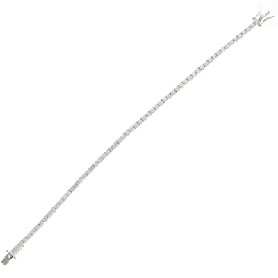 Ezüst tenisz karkötő 20 cm (07224-7)