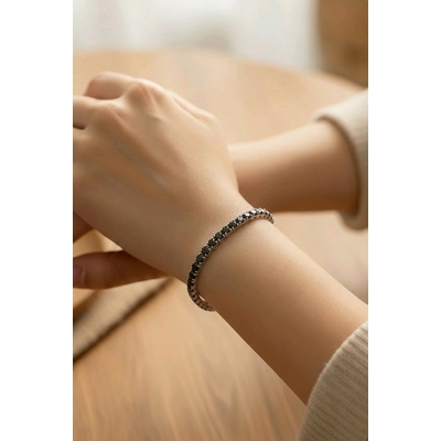 Ezüst tenisz karkötő 21 cm (07224-8)