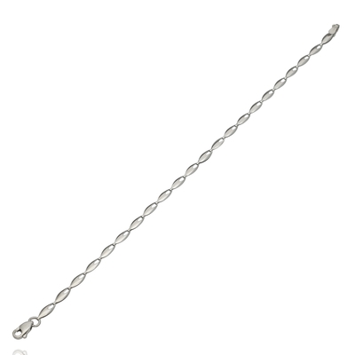 Fehér arany karlánc 19 cm (07F118-5-TC_KT)