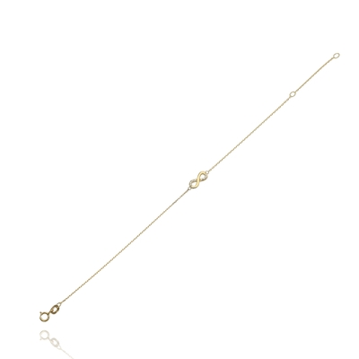 Arany végtelen karlánc 20,5 cm (07S115-7)