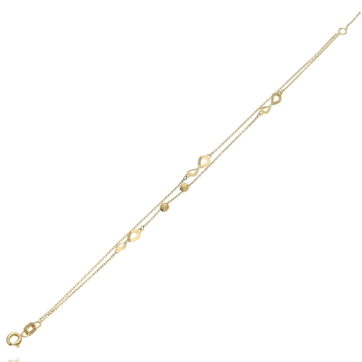 Arany karkötő 19 cm (07S118-12-TC_KT)