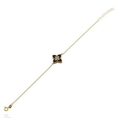 Arany virág karlánc 20 cm (07S118-5)