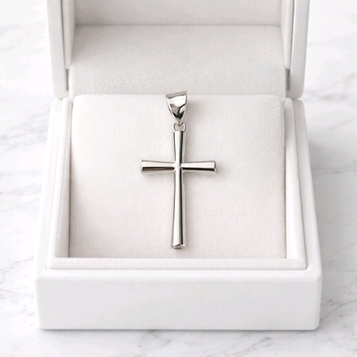 Ezüst kereszt medál (09137-25)
