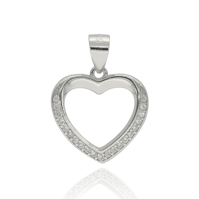 Ezüst szív medál (09139-10)
