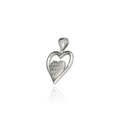 Ezüst szív medál (09139-22)