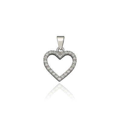 Ezüst szív medál (09139-47)