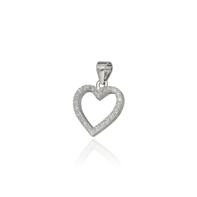 Ezüst szív medál (09139-47)