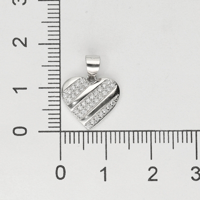 Ezüst szív medál (09139-51)