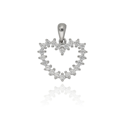 Ezüst szív medál (09139-55)