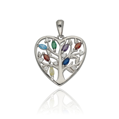 Ezüst szív medál (09139-59)