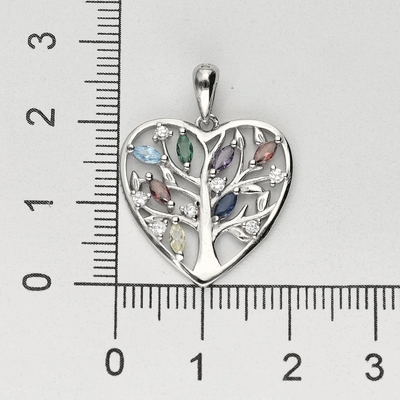 Ezüst szív medál (09139-59)