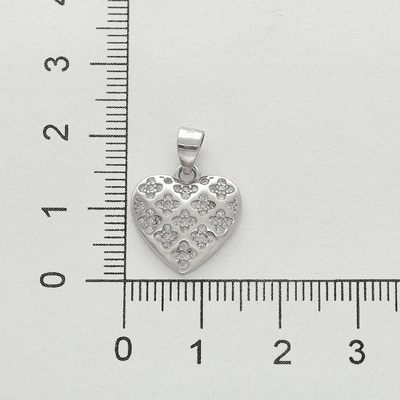 Ezüst szív medál (09139-60)