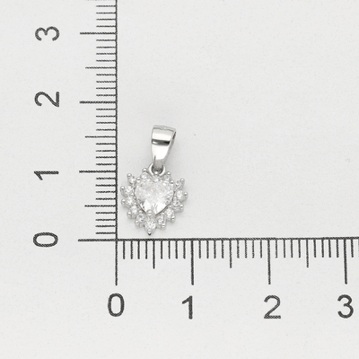 Ezüst szív medál (09139-67)