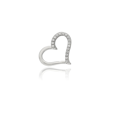 Ezüst szív medál (09139-68)