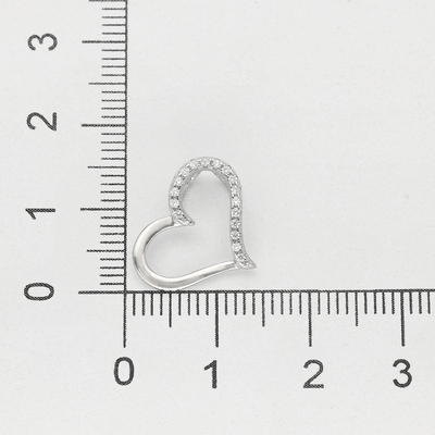 Ezüst szív medál (09139-68)