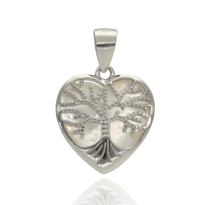 Ezüst szív medál (09139-6)