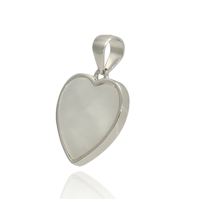 Ezüst szív medál (09139-6)