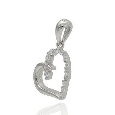 Ezüst szív medál (09139-9)