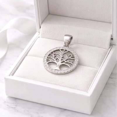 Ezüst Életfa medál (09143-7)