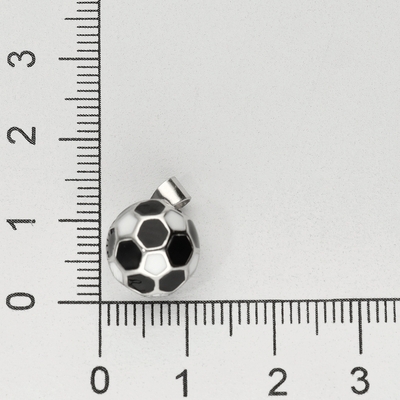 Ezüst focilabda medál (09146-1)