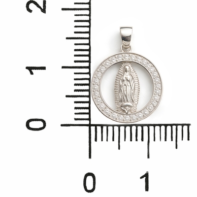 Ezüst Szűz Mária medál (09176-4)