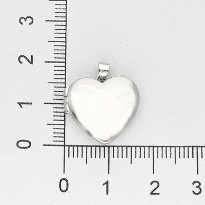 Ezüst nyitható szív medál (09214-1)