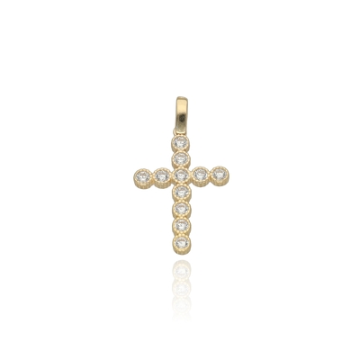 Arany kereszt medál (09S137-10-TC_KT)